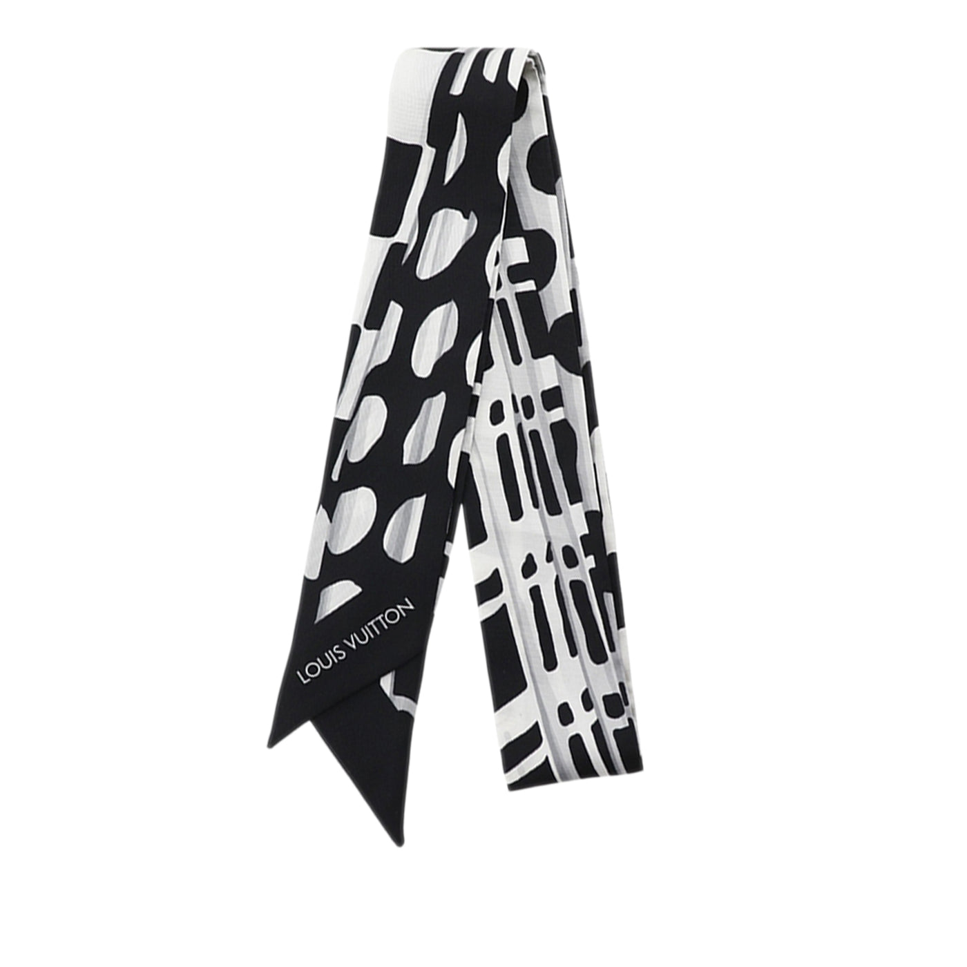 Printed Bandeau Silk Scarf - Image 1