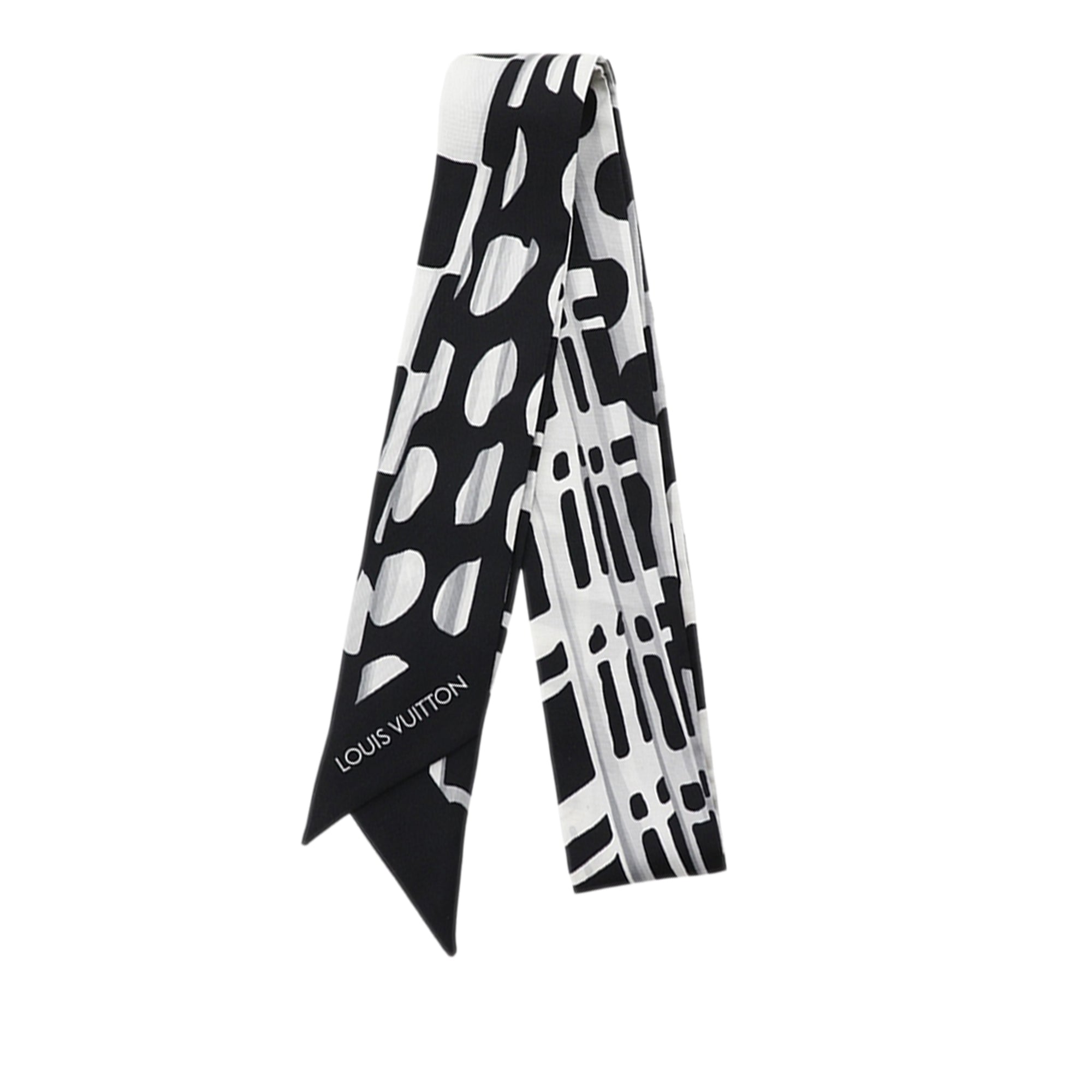 Printed Bandeau Silk Scarf - Image 1