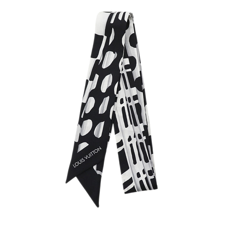 Printed Bandeau Silk Scarf