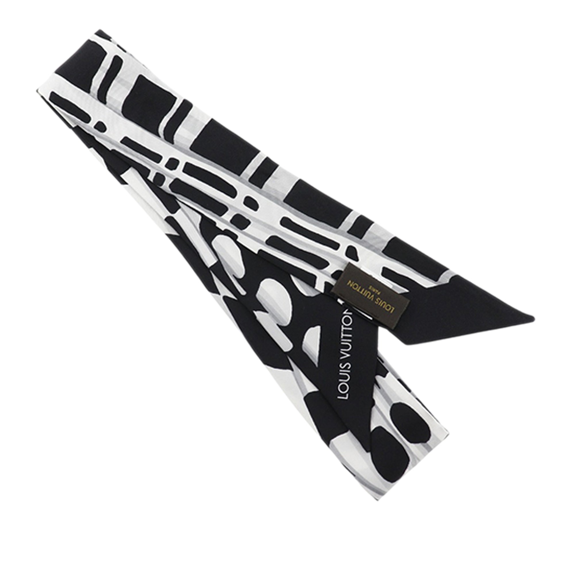 Printed Bandeau Silk Scarf - Image 2