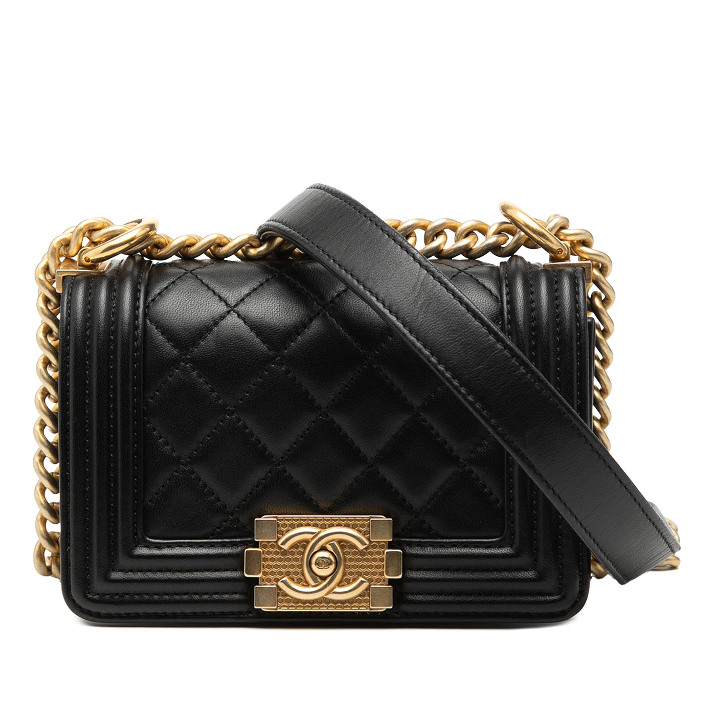 Mini Quilted Lambskin Boy Flap - Image 1