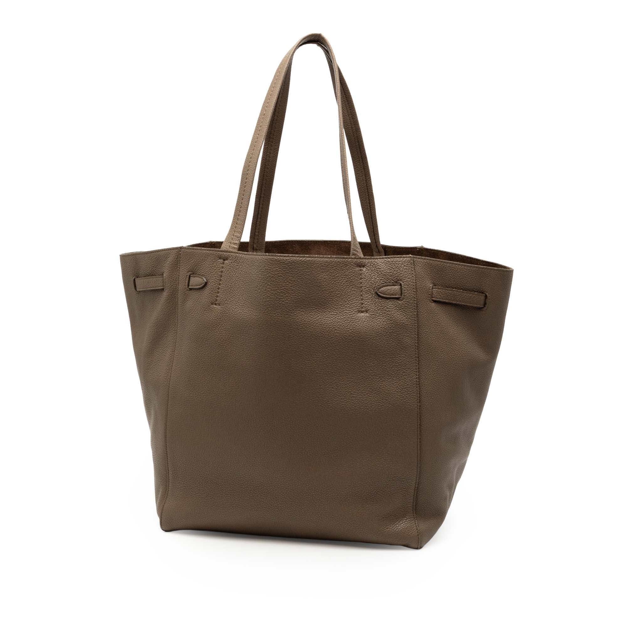 Small Leather Phantom Cabas Tote - Image 2
