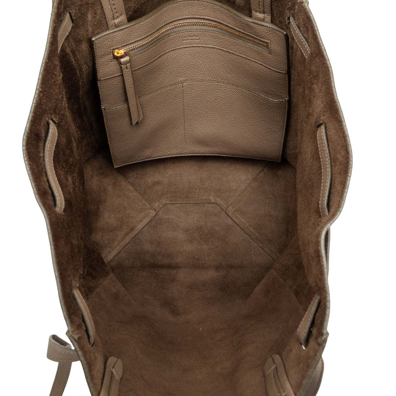 Small Leather Phantom Cabas Tote - Image 4