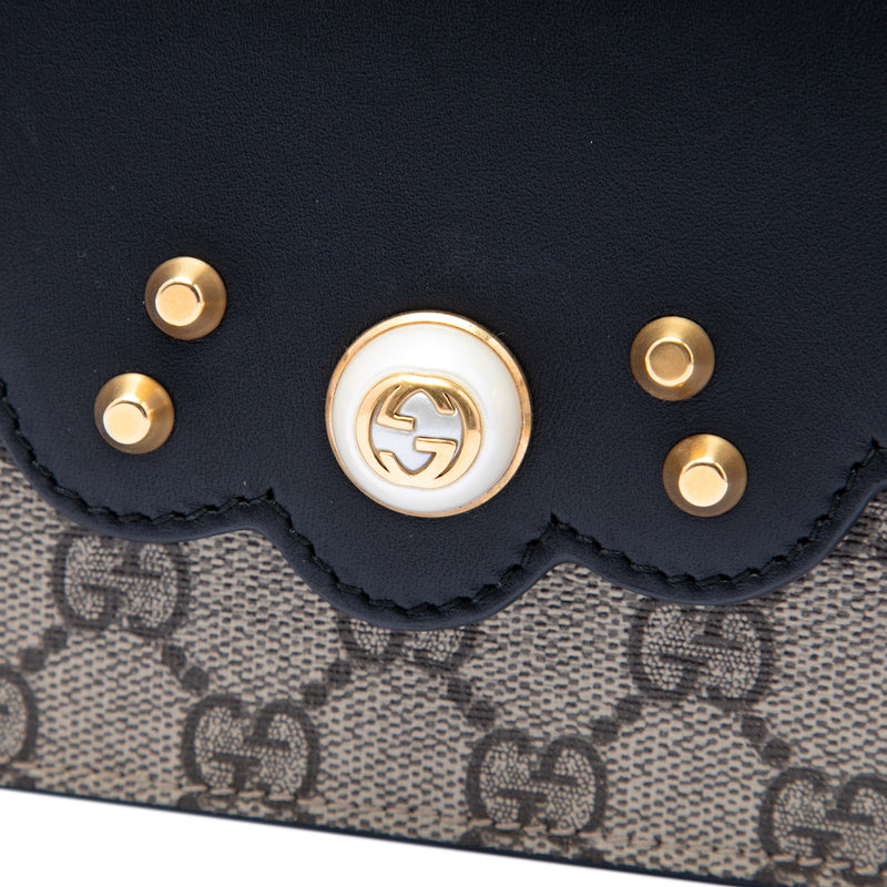 GG Supreme Peony Pearly Wallet On Chain - Image 5