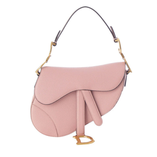Mini Grained Calfskin Saddle Bag - Image 1