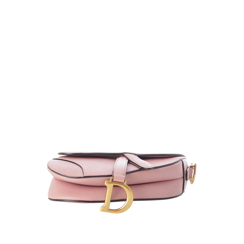 Mini Grained Calfskin Saddle Bag - Image 3