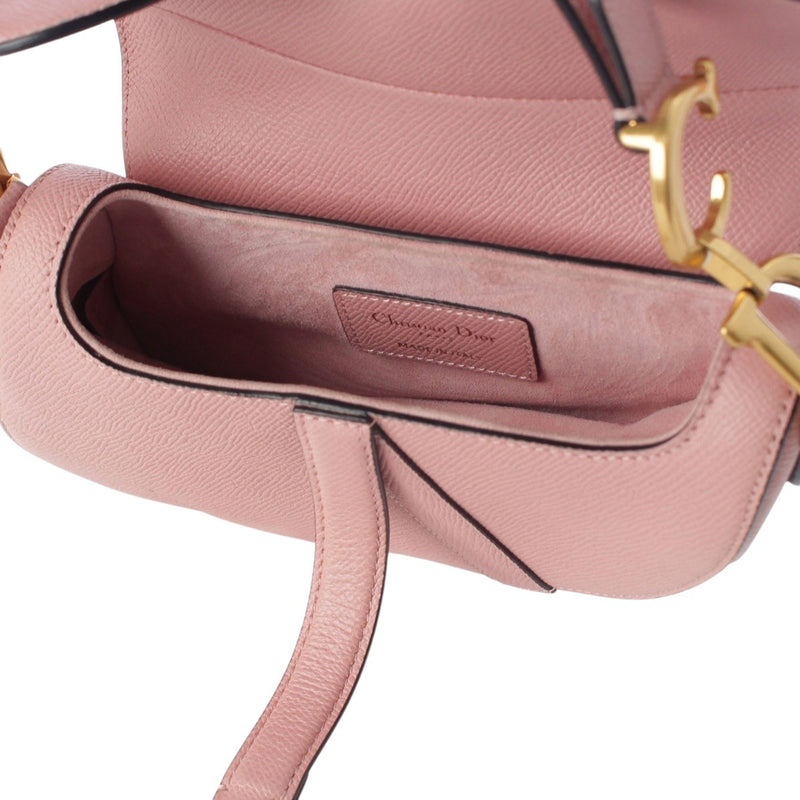 Mini Grained Calfskin Saddle Bag - Image 4