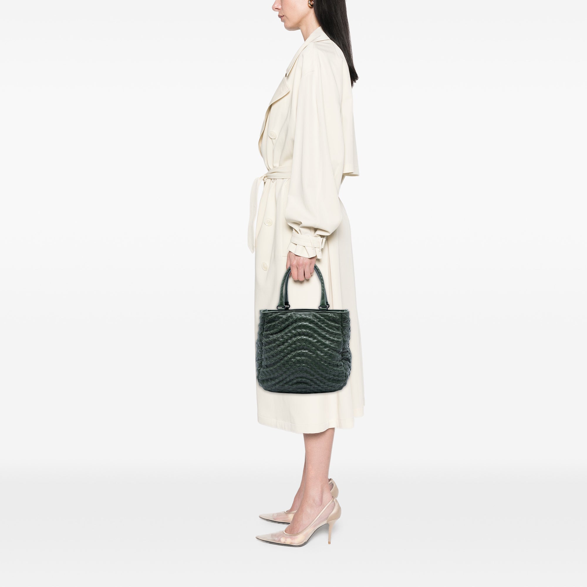 Large Nappa Intrecciato Maggiore Tote - Image 7