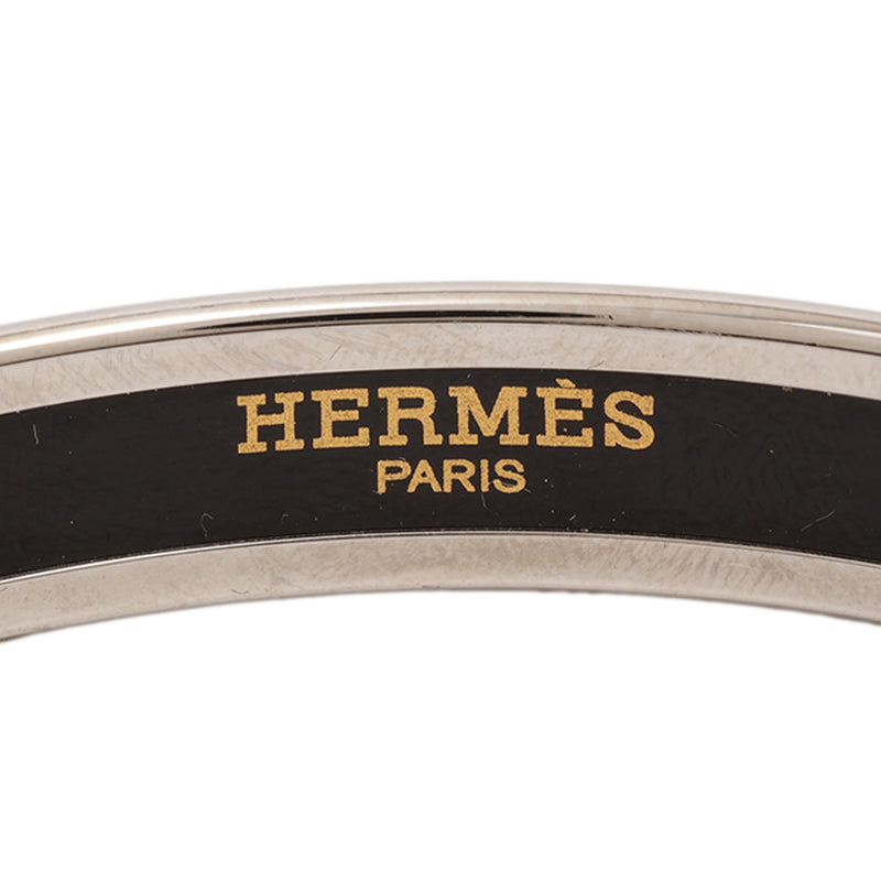 Narrow Enamel Clous de Trompe Bangle 65 - Image 3
