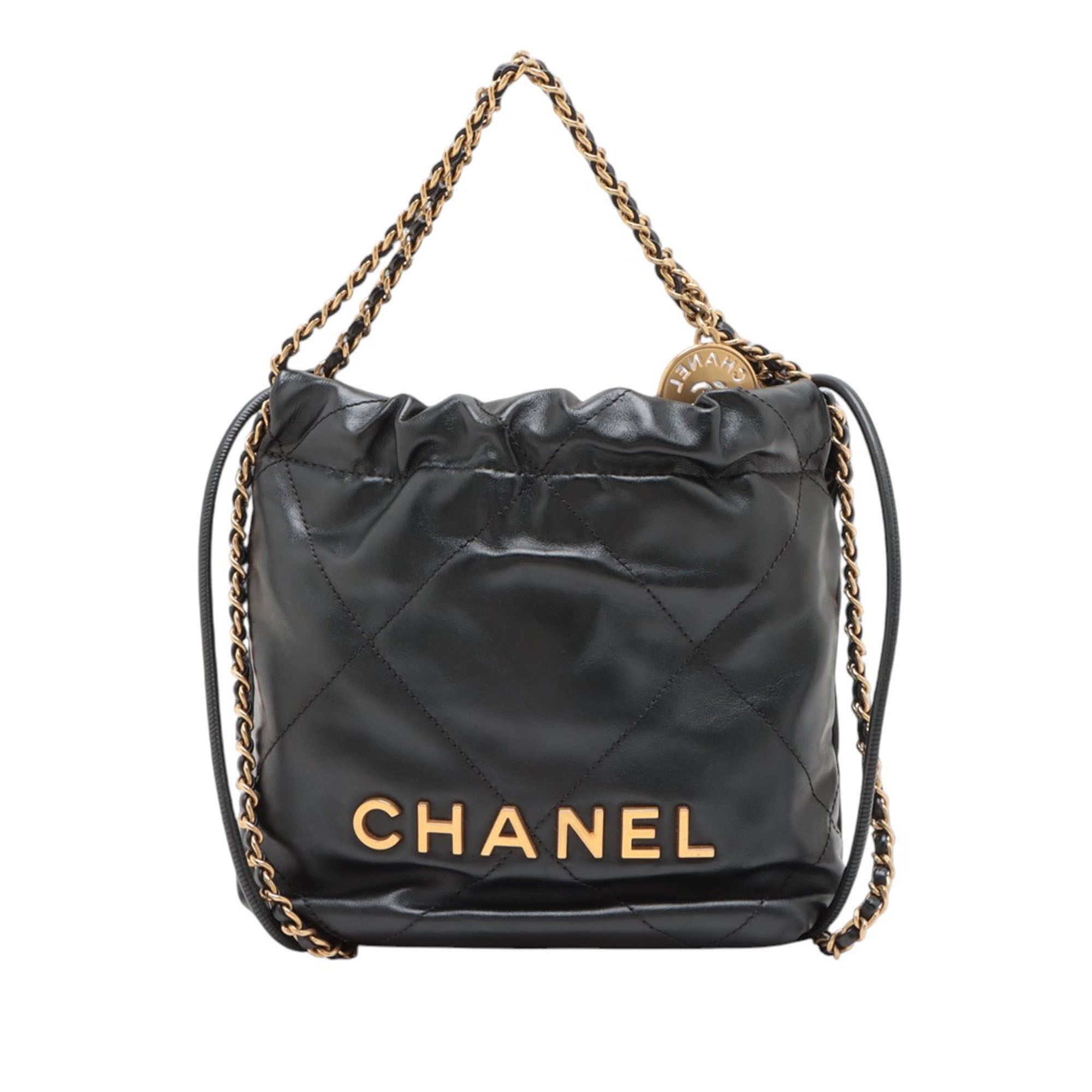 Mini Shiny Calfskin 22 Handbag - Image 1