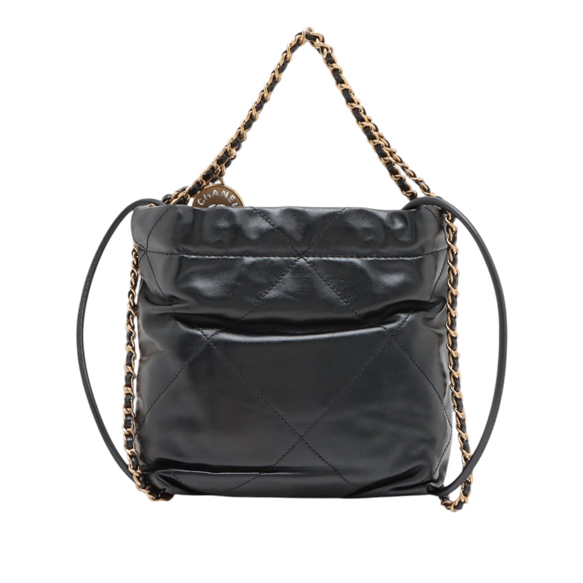 Mini Shiny Calfskin 22 Handbag - Image 2