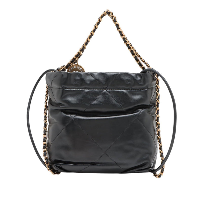 Mini Shiny Calfskin 22 Handbag - Image 2