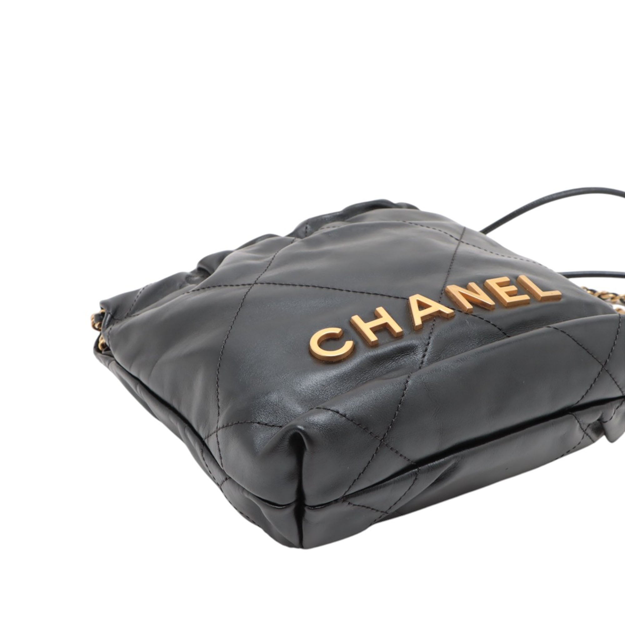 Mini Shiny Calfskin 22 Handbag - Image 6