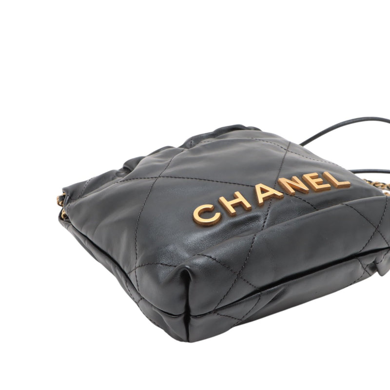 Mini Shiny Calfskin 22 Handbag - Image 6