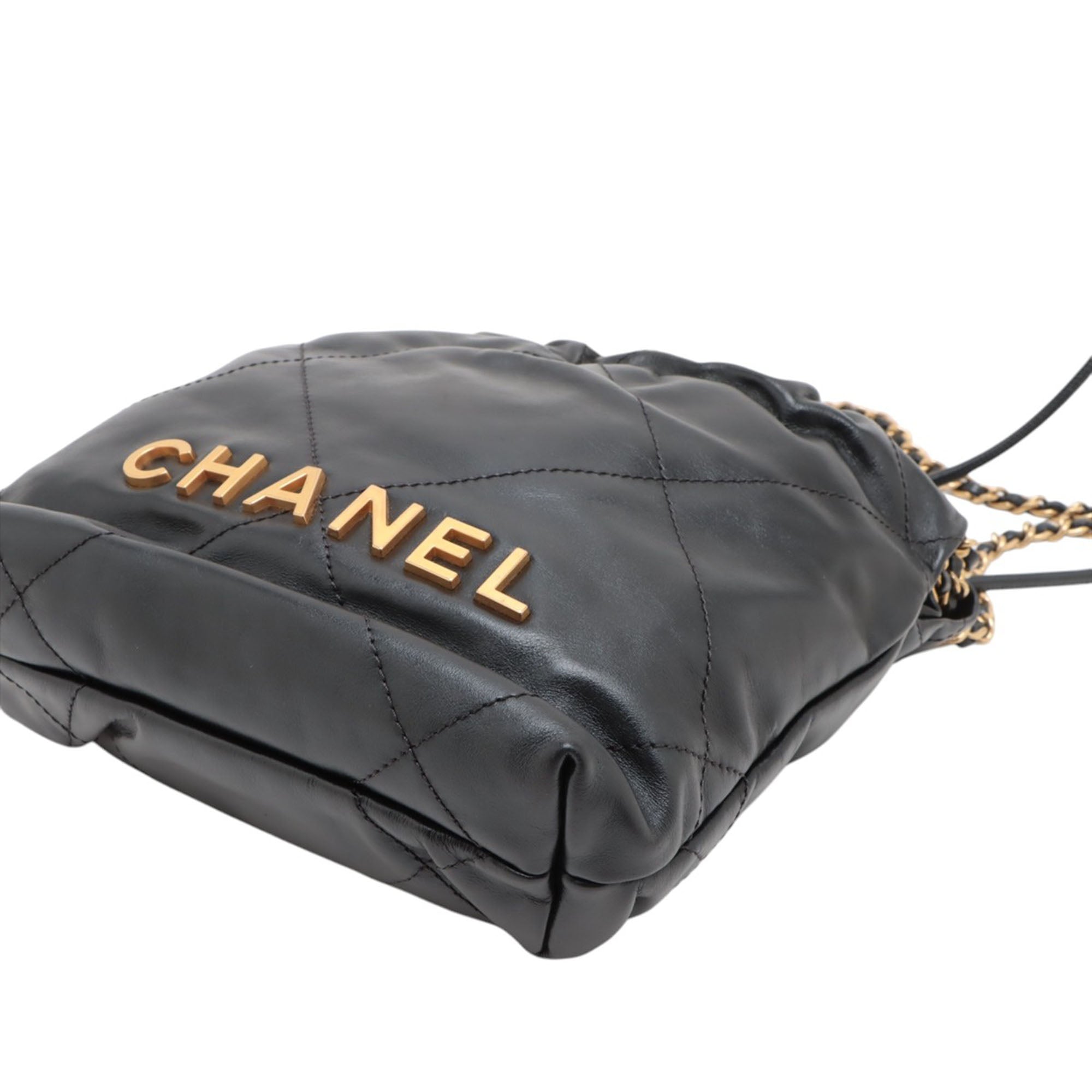 Mini Shiny Calfskin 22 Handbag - Image 7