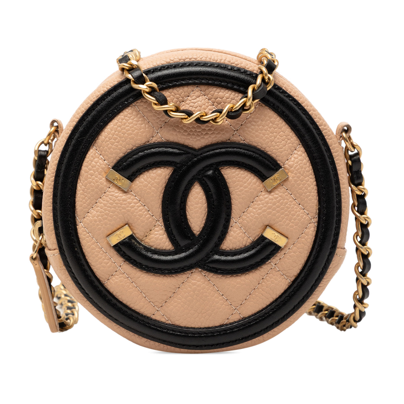 Caviar CC Filigree Round Crossbody - Image 1