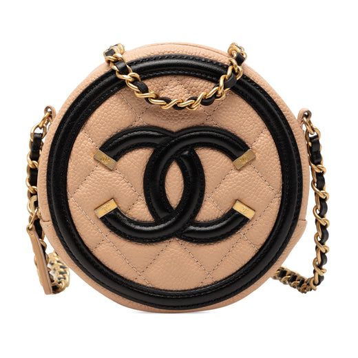 Caviar CC Filigree Round Crossbody - Image 1