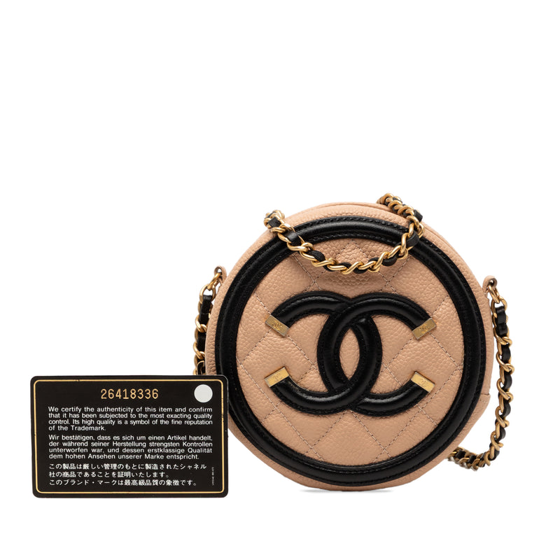 Caviar CC Filigree Round Crossbody - Image 8