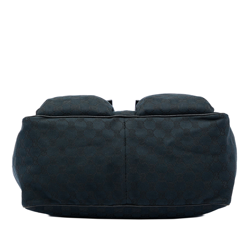 GG Canvas Web Double Pockets Tote - Image 3