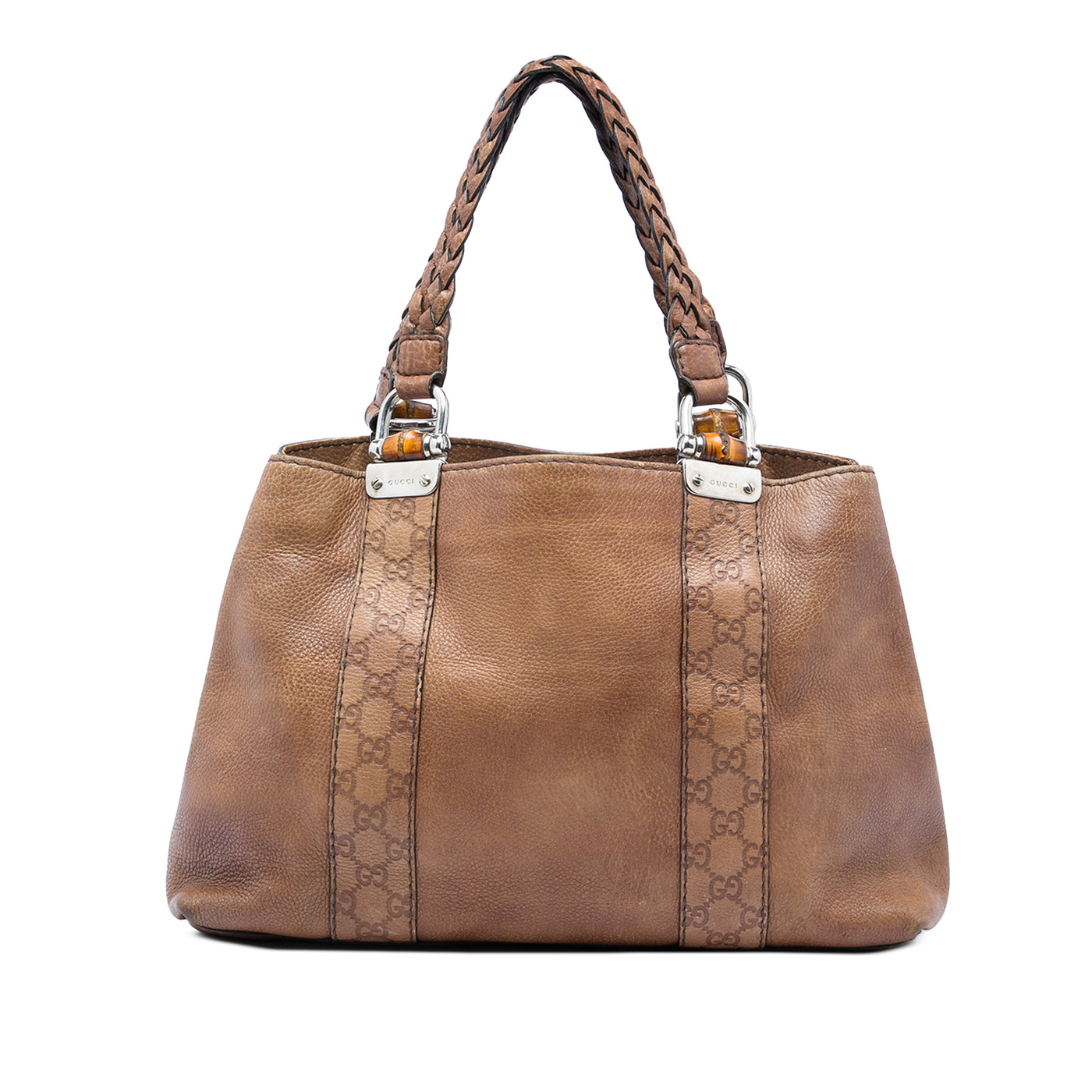 Medium Guccissima Trimmed Calfskin Bamboo Libeccio Tote - Image 1