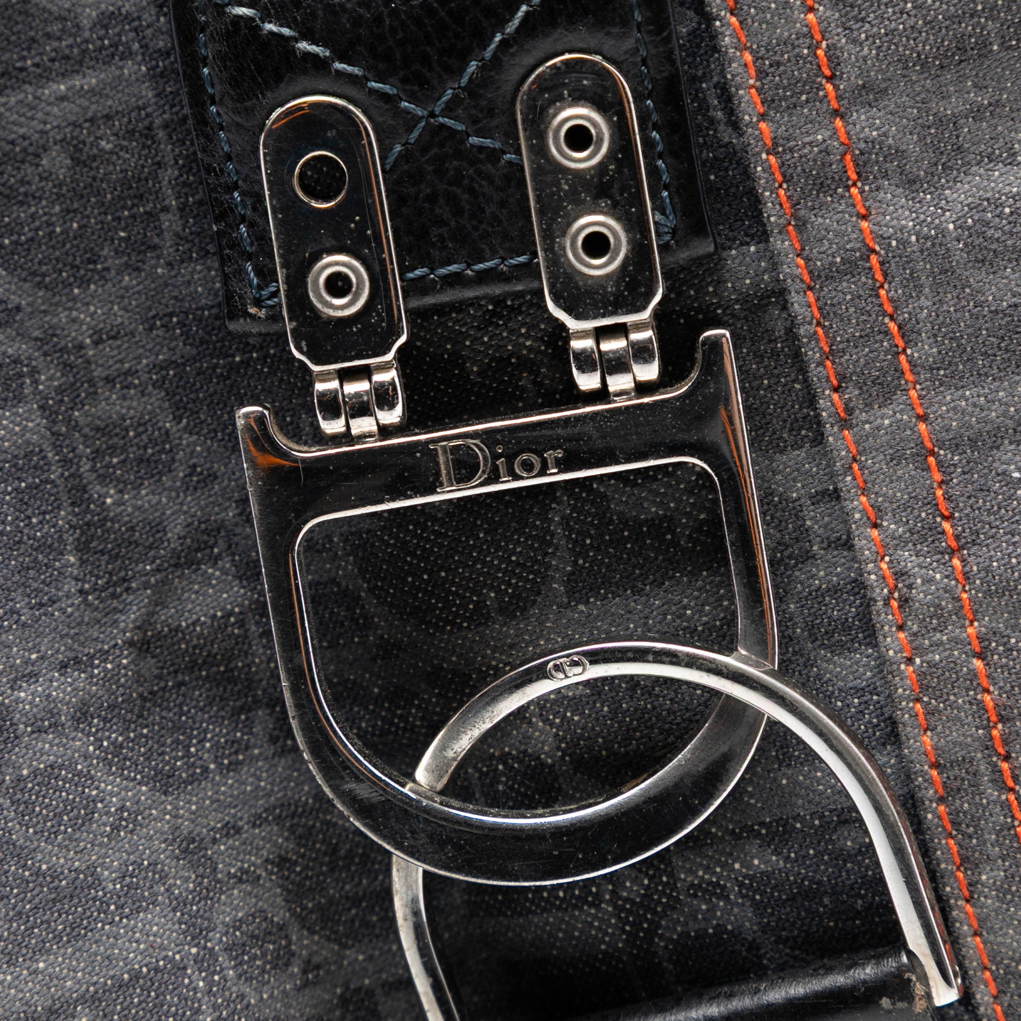 Diorissimo Trotter Denim Flight Tote - Image 5