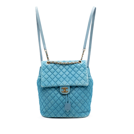 Large Denim Urban Spirit Backpack - Image 1