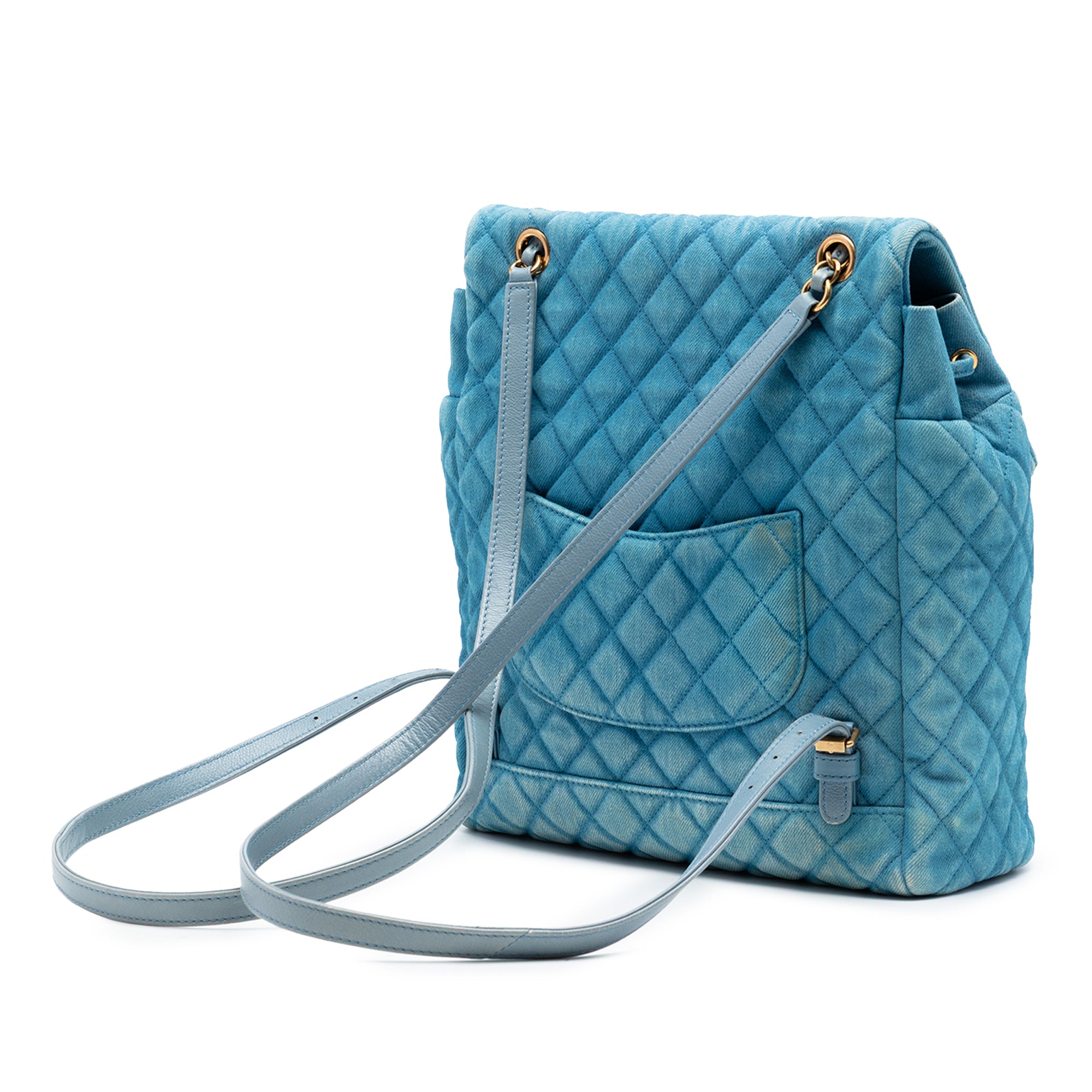 Large Denim Urban Spirit Backpack - Image 2