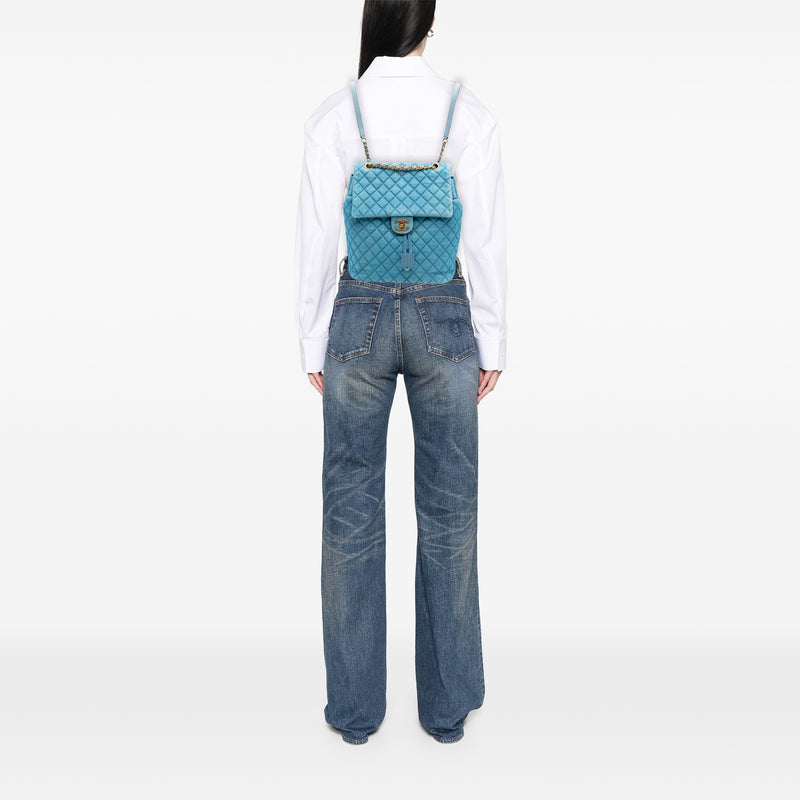 Large Denim Urban Spirit Backpack - Image 6