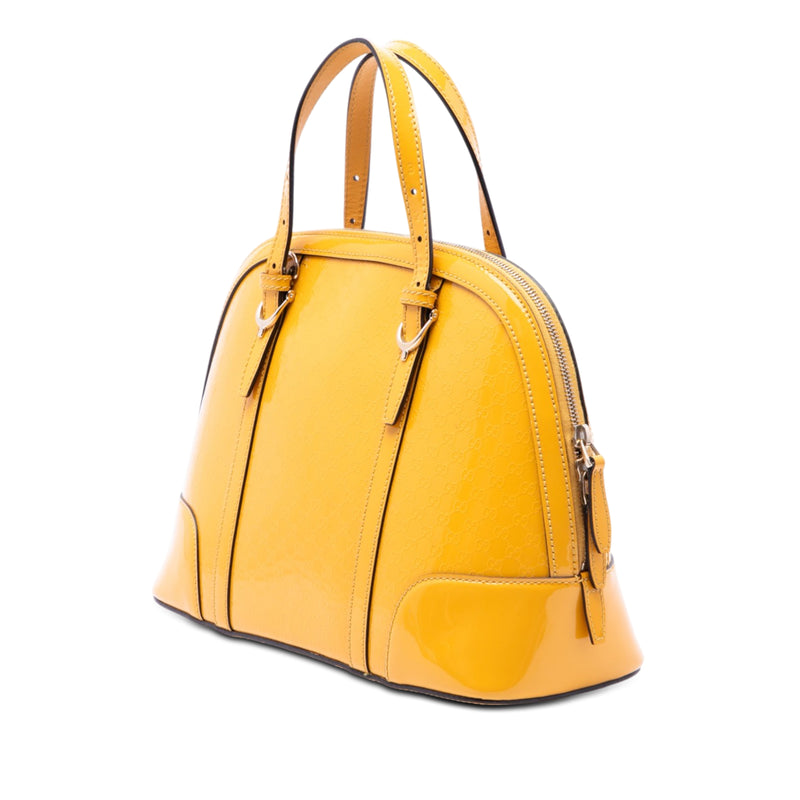 Small Microguccissima Patent Nice Dome Satchel - Image 2
