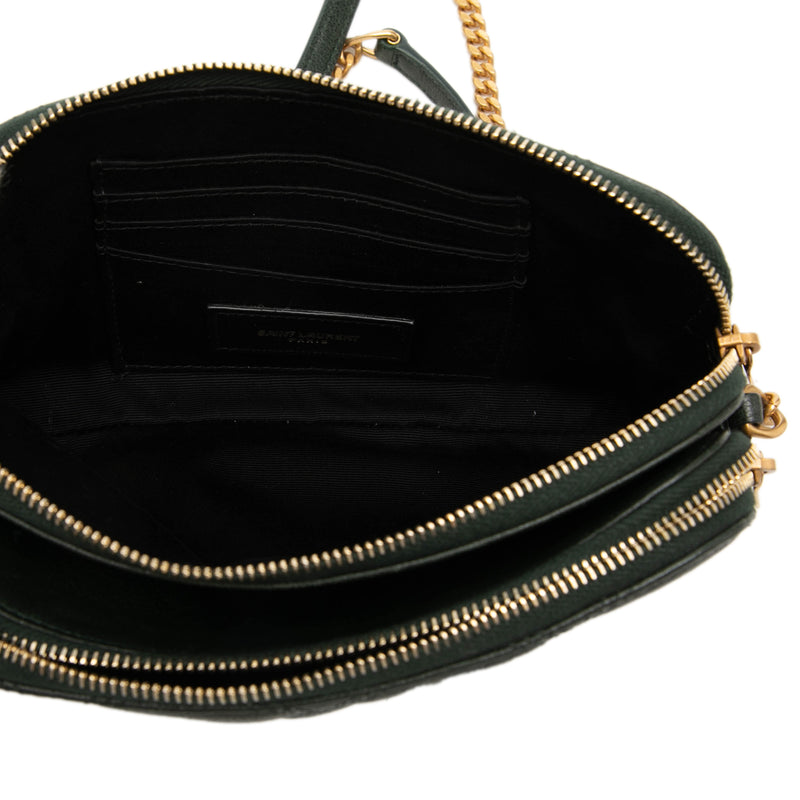Mini Quilted Lambskin Becky Double Zip Crossbody - Image 4