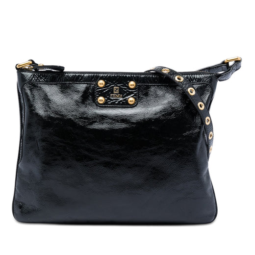 Crinkled Patent Crossbody - Image 1