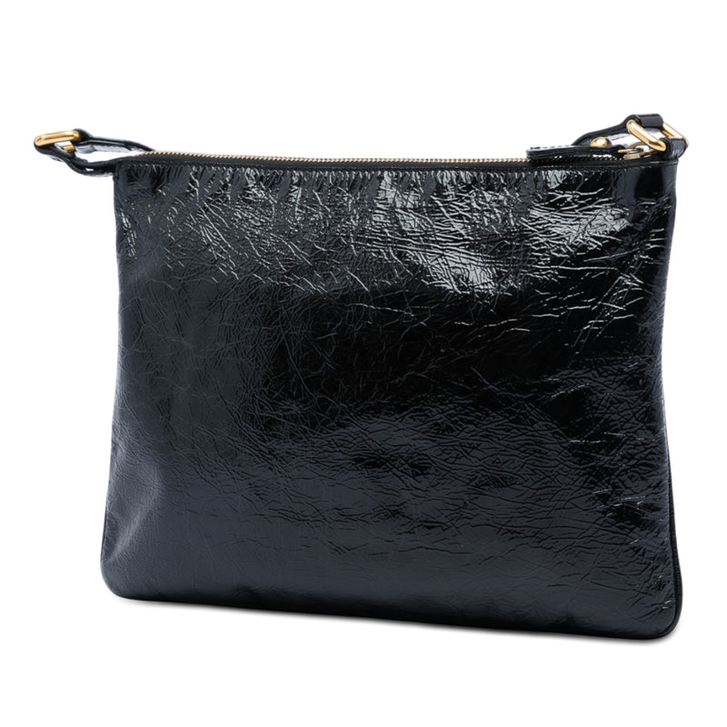 Crinkled Patent Crossbody - Image 2