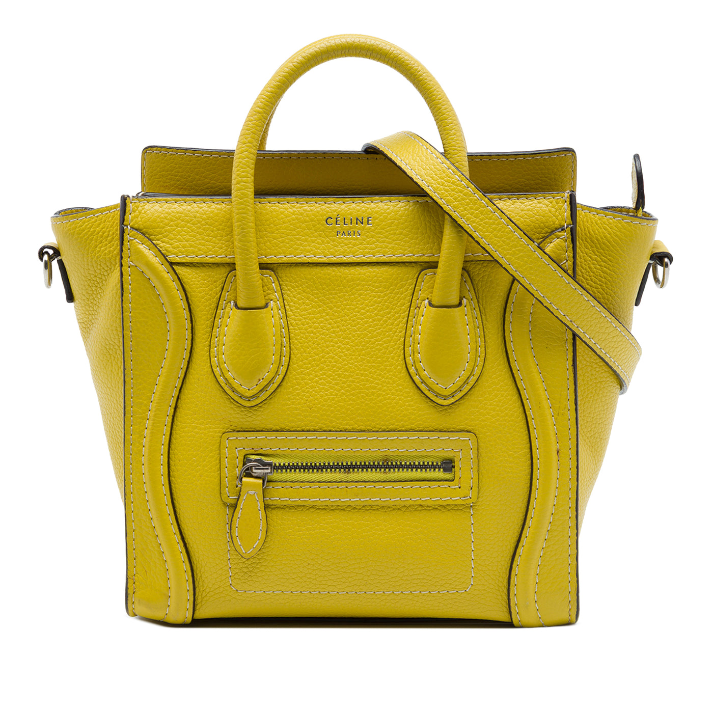 Nano Grained Calfskin Luggage Tote - Image 1