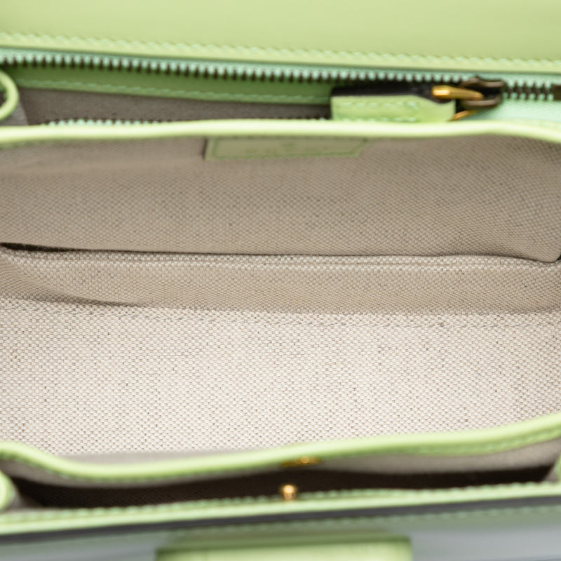 Small Calfskin 1947 Bamboo Top Handle Bag - Image 4