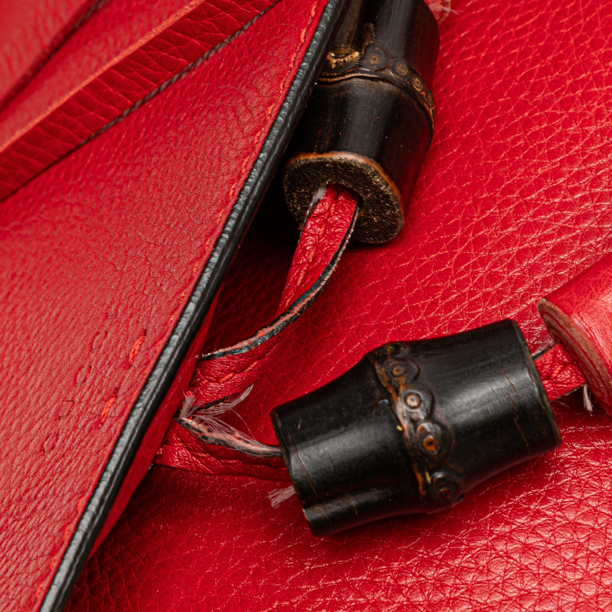 Medium Leather Bamboo Daily Crossbody - Image 11