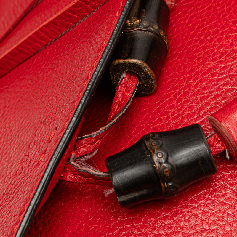 Medium Leather Bamboo Daily Crossbody - Image 11