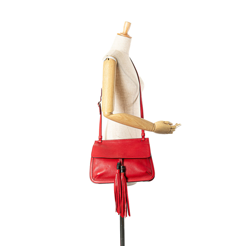 Medium Leather Bamboo Daily Crossbody - Image 14