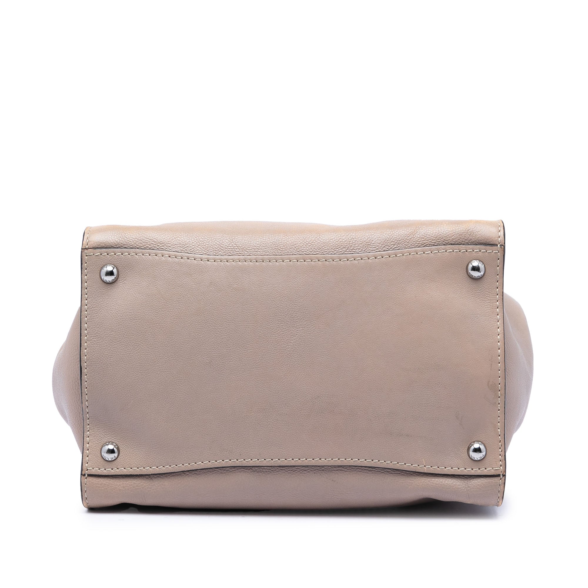 Glace Calf Twin Pocket Double Handle Satchel - Image 3