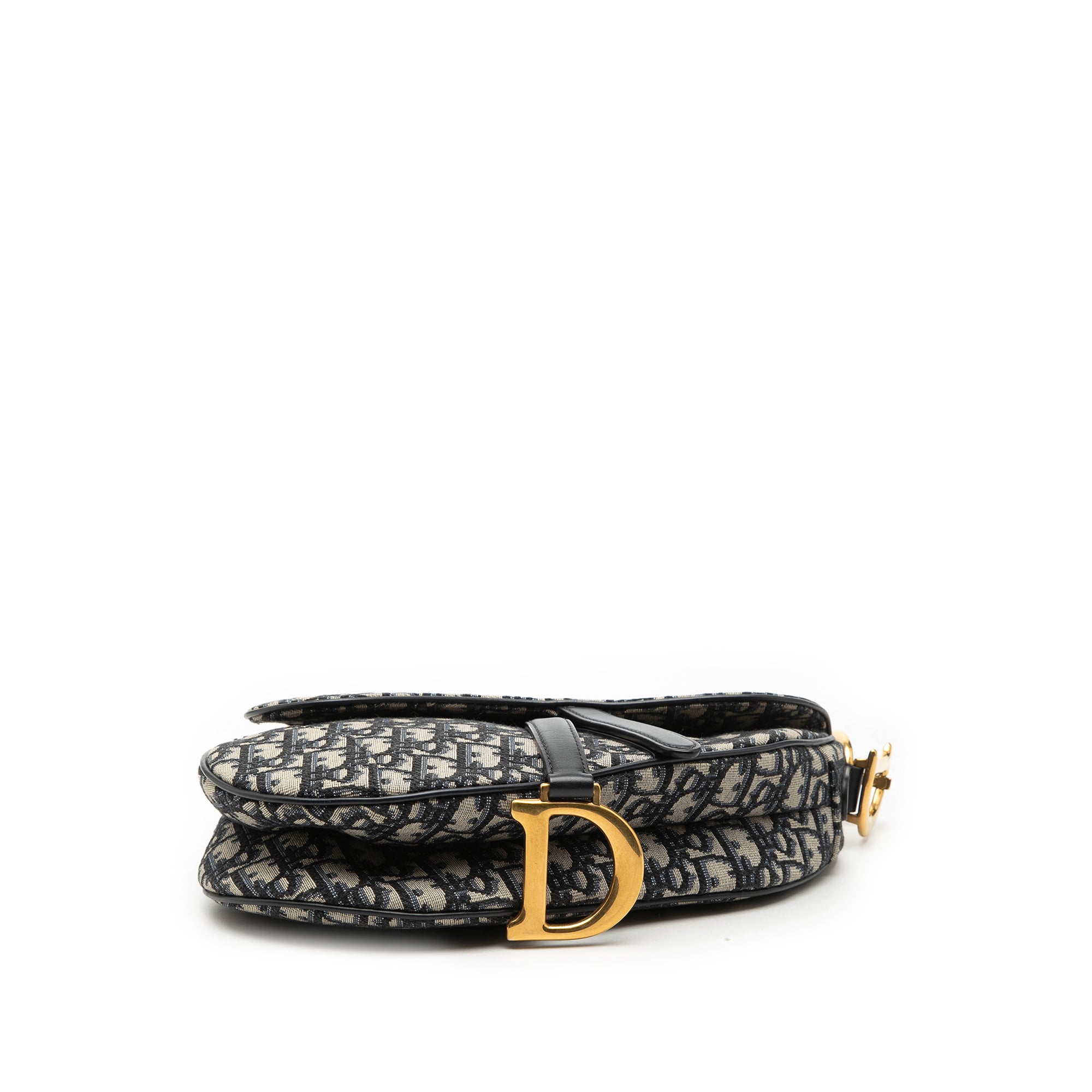 Oblique Canvas Saddle Bag - Image 3
