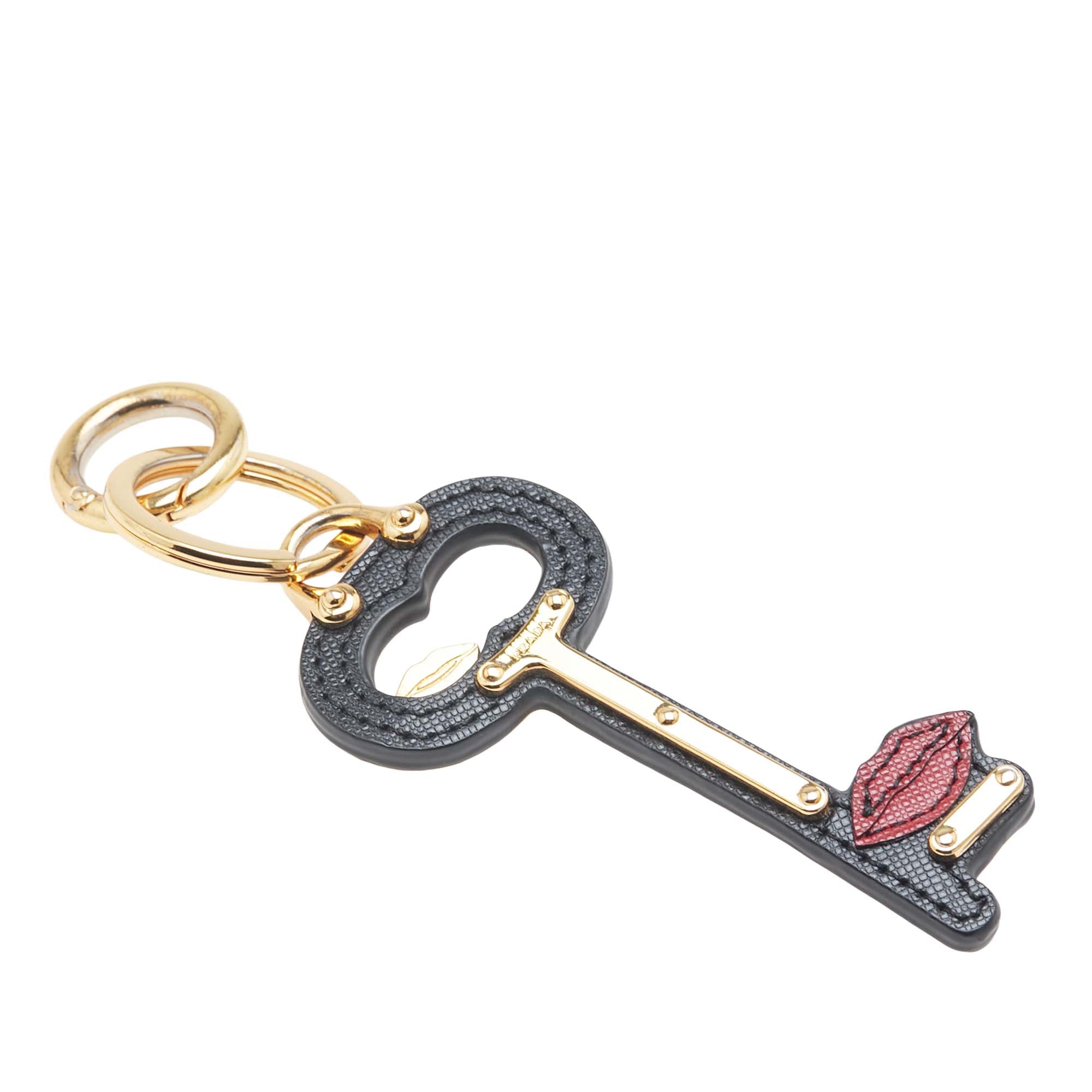 Saffiano Lip Key Chain - Image 1
