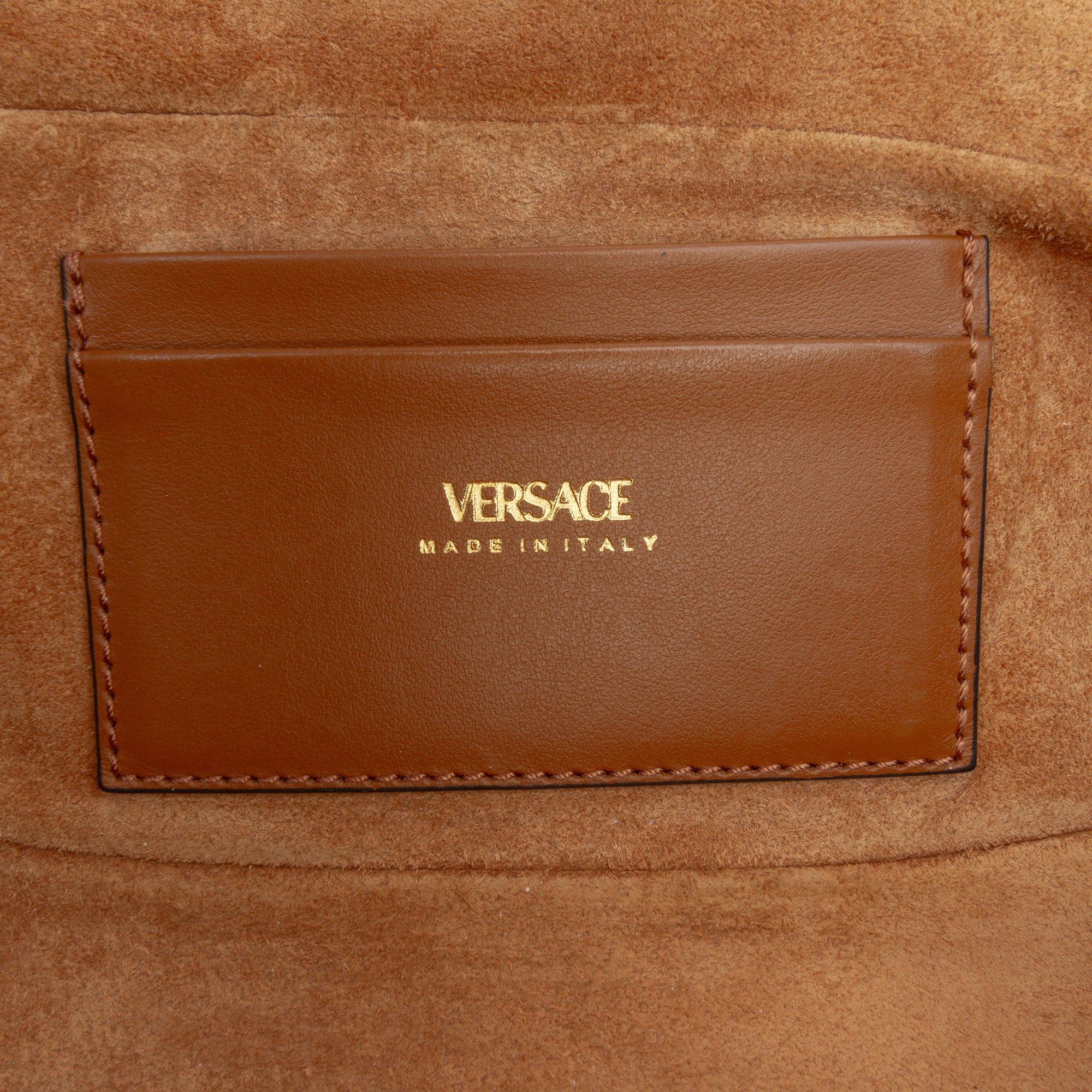Leather V Greca Signature Belt Bag - Image 5