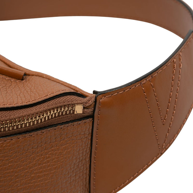 Leather V Greca Signature Belt Bag - Image 8