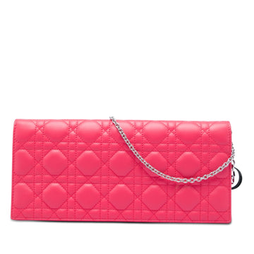 Lambskin Cannage Lady Dior Wallet On Chain - Image 1