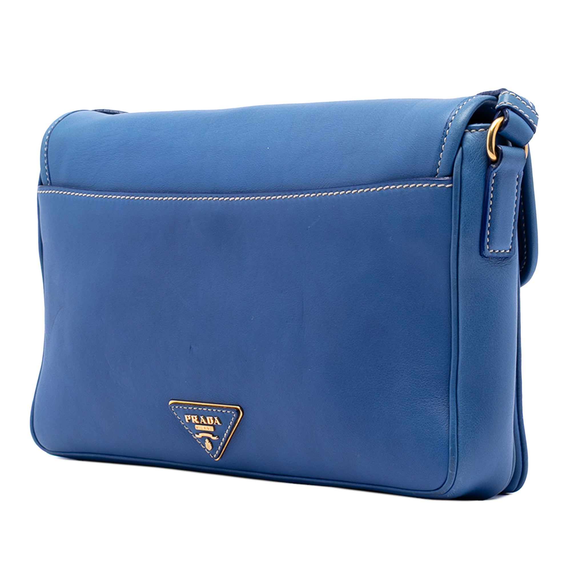 City Calf Push Lock Flap Crossbody - Image 2