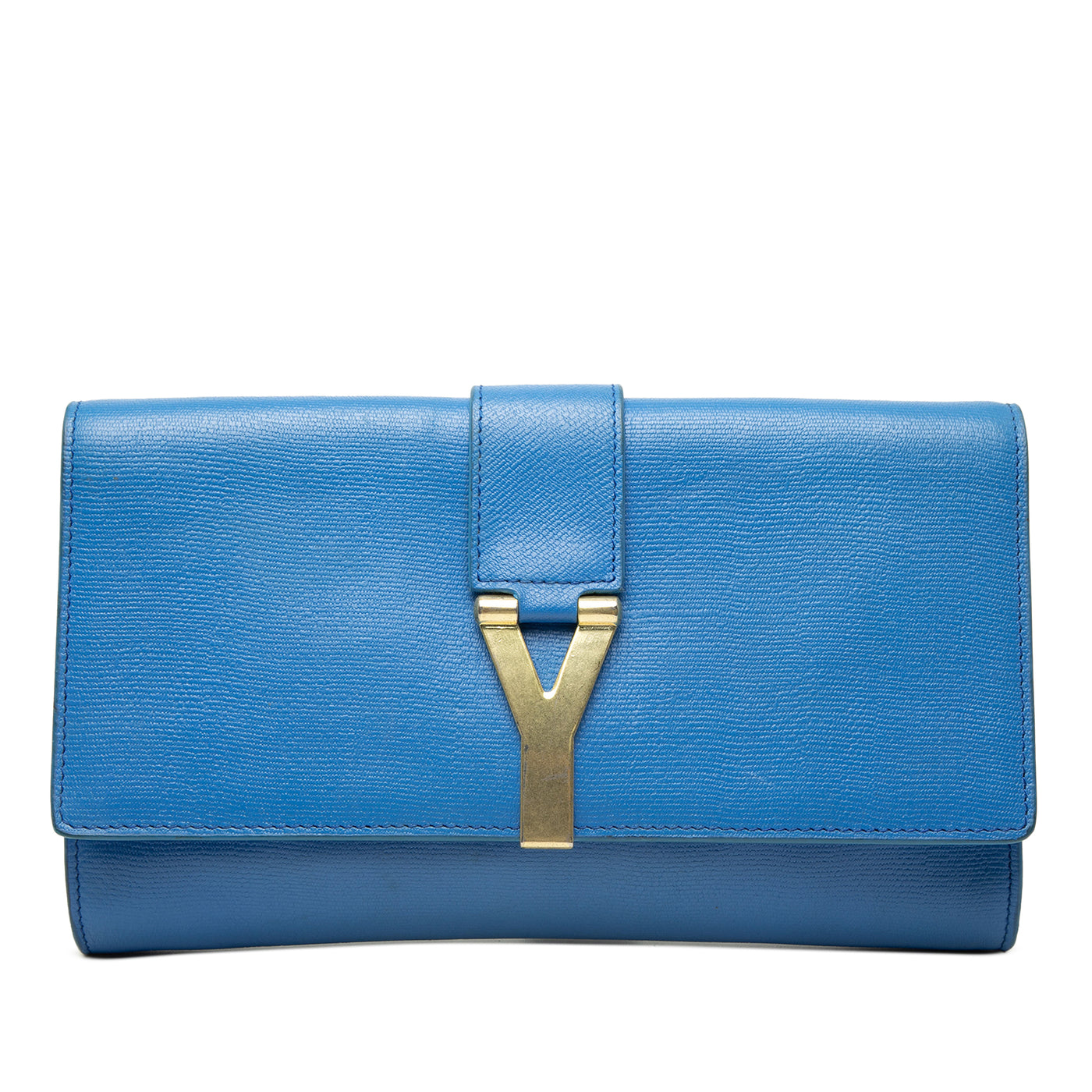 Textured Leather Chyc Ligne Clutch - Image 1