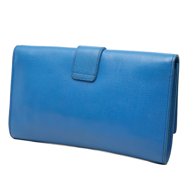 Textured Leather Chyc Ligne Clutch - Image 2