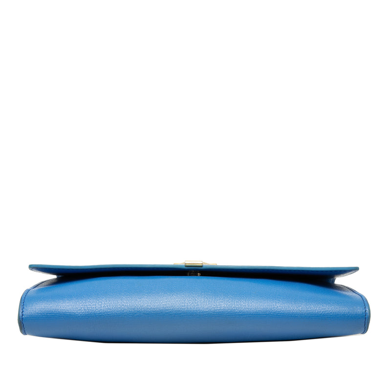 Textured Leather Chyc Ligne Clutch - Image 3