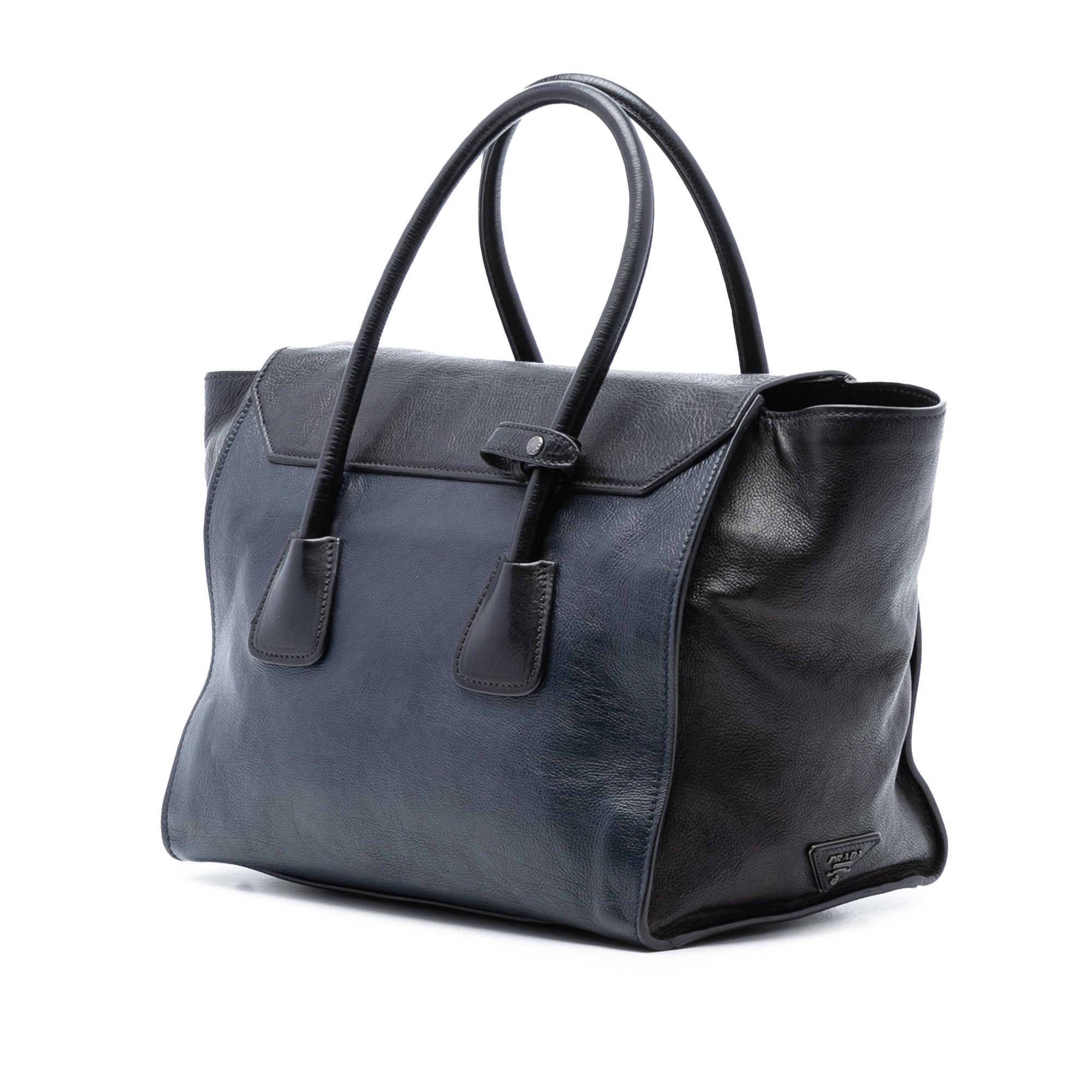 Bicolor Glace Calf Sound Lock Satchel - Image 2