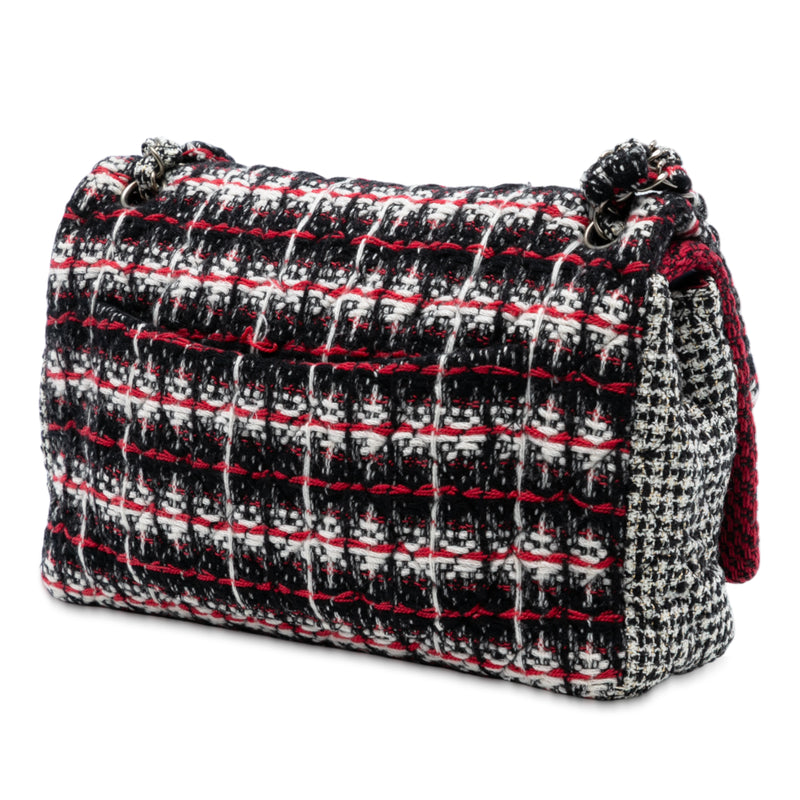 Medium CC Tweed Multi Print Double Flap - Image 2