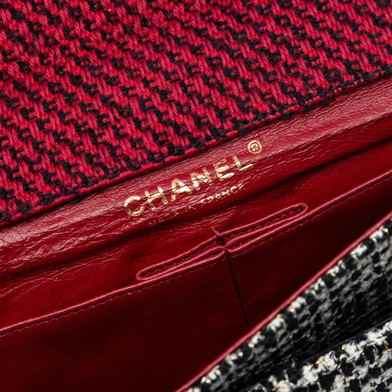 Medium CC Tweed Multi Print Double Flap - Image 5